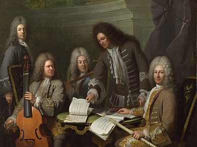 Gemälde: Réunion de musiciens
