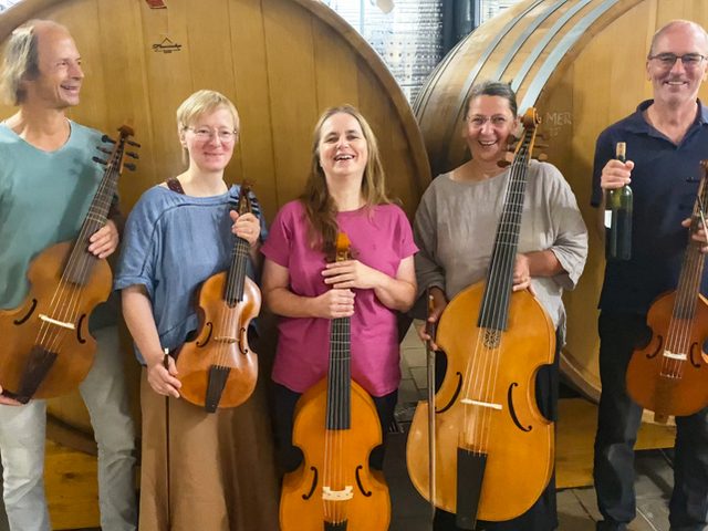 Gambenconsort beim Workshop